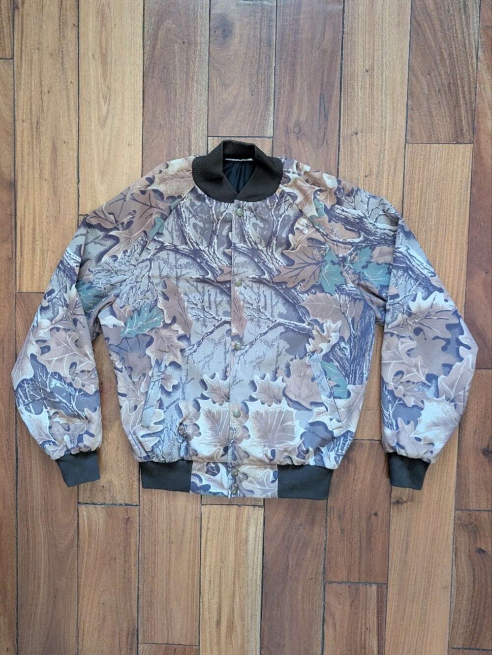 WFS Vintage Camo Bomber Jacket (L)